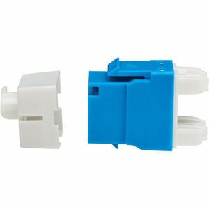 Eaton Tripp Lite Series Cat6a Keystone Jacks, 10 Pack - 4PPoE Compliant, 110/Krone, 568A/B, RJ45 Ethernet, Blue, TAA - 10 