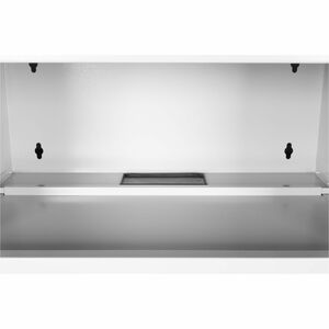Digitus SOHO PRO 4U Wandmontierbar Geschlossener Schrank Rackschrank für Networking327 mm Regaltiefe - Hellgrau - Stahl, B