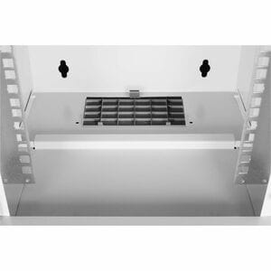 Digitus SOHO PRO 9U Wall Mountable Enclosed Cabinet Rack Cabinet for Networking - Light Grey - Glass, Steel, Sheet Steel -