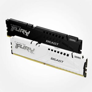 Kingston FURY Beast RAM Module - 16 GB (2 x 8GB) - DDR5-6000/PC5-48000 DDR5 SDRAM - 6000 MHz Dual-rank Memory - CL30 - 1.4