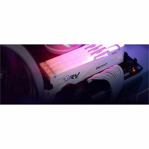 Kingston FURY Beast RAM-Modul - 64 GB (2 x 32GB) - RGB - DDR5-6000/PC5-48000 DDR5 SDRAM - 6000 MHz Dual-rank Speicher - CL