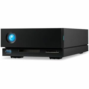 LaCie 1big Dock STHS20000800 24 TB Hard Drive - 3.5" External - Black - Camera, Notebook Device Supported - Thunderbolt 3,