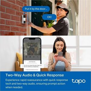Videocitofono Tapo Tapo D210 - Wireless - LAN wireless - Bianco
