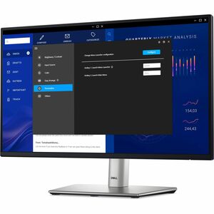 Dell P2225H 22" Class Full HD Monitor LED - 16:9 - Preto, Prata - 54.6 cm (21.5") Viewable - Tecnologia IPS (In-plane swit