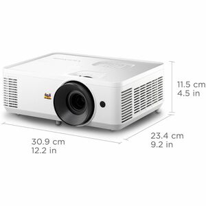 ViewSonic PA700X DLP Projector - 4:3 - Wall Mountable, Ceiling Mountable - White - 1024 x 768 - Front, Ceiling - 480i - 40