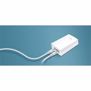 TP-Link TL-POE4824G PoE Injector - 120 V AC, 230 V AC Input - 48 V DC Output - 1 x RJ-45 Input Port(s) - 1 x RJ-45 Output 