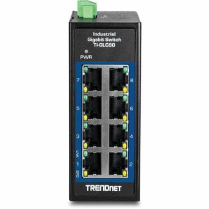 TRENDnet TI-GLC80 8 Ports Ethernet Switch - Gigabit Ethernet - 1000Base-T - 2 Layer Supported - 3.36 W Power Consumption -