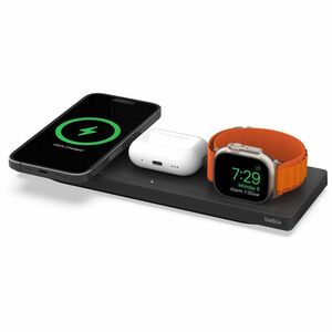 Belkin Induction Charger - Black - For iPhone - MagSafe Technology, Fast Charging, Compact, LED Indicator