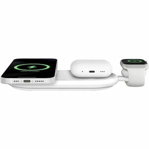 Belkin BoostCharge Pro Induction Charger - White - For Qi2-enabled Device, iPhone - Input connectors: USB - Fast Charging,