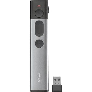 Trust Kazun Presentation Pointer - Radio Frequency - USB 2.0 - 4 Button(s) - Wireless - 2.40 GHz - Symmetrical