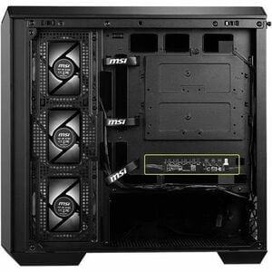 MSI MAG PANO M100R PZ Gaming Computer Case - Mid-tower - Black - Tempered Glass - Micro ATX, ITX, Mini ITX Motherboard Sup