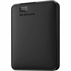 Disque dur Portable WD Elements WDBHJS0060BBK-WESN - Externe - 6 To - Noir - USB 3.0, USB 3.1 (Gen 1), USB 3.2 (Gen 1) Mic