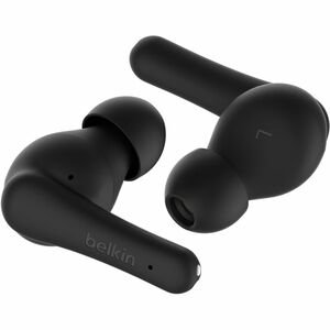 Belkin SoundForm Rhythm True Wireless Ohrhörer Stereo Ohrhörerset - Schwarz - Binaural - In-Ear - 1000 cm Reichweite - Blu