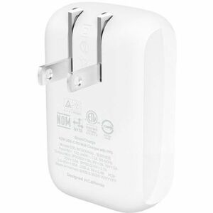 Belkin BoostCharge Dual Wall Charger 42W - 42 W - 3 ft (0.91 m) Cable - 120 V AC, 230 V AC Input - 5 V DC, 9 V DC, 15 V DC