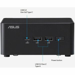 Sistema Barebone Asus NUC 14 Pro RNUC14RVHI300002I - Mini PC - 1 x Processore supportato - 1 x Intel Core 3 100U 1,20 GHz