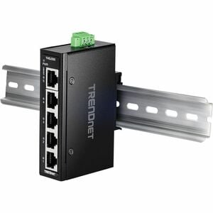 TRENDnet TI-ELC50 5 Ports Ethernet Switch - Fast Ethernet - 10/100Base-T - 2 Layer Supported - 1.23 W Power Consumption - 