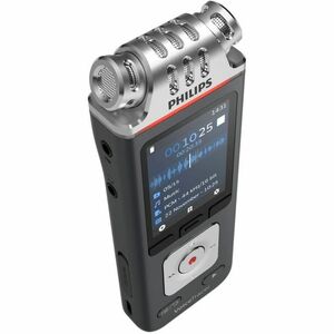 Philips VoiceTracer Audio Recorder - [Built-in] Microphone, Speaker - Omni-directional Microphone - 8 GB Flash Memory - mi