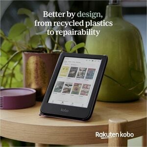Lettore di testo digitale Kobo Clara Colour - Nero - 12000 Libro(i) - 16 GB Flash - 15,2 cm (6") Display - Touchscreen - 1