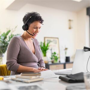 Jabra Evolve2 55 无线 入耳式 Mono 耳机 - 单声道 - 上耳式 - 3000 cm - 蓝牙 - 20 Hz 到 20 kHz - 微机电（MEMS ）技术, 降噪 麦克风 - 降噪