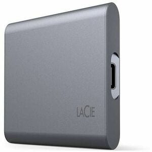 LaCie 1 TB Solid State Drive - External - Space Gray - Computer Device Supported - USB 3.0 Type C - 256-bit AES Encryption