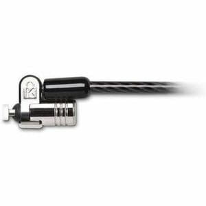 Kensington MicroSaver 2.0 Keyed Laptop Lock - Master Keyed On Demand - TAA - 6 ft Cable - Patented T-bar/Key Lock - Carbon