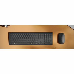 Alogic Echelon USB-C Rechargeable Wireless Mouse and Keyboard for Windows - USB Type A Wireless Bluetooth/RF 5.0 2.40 GHz 
