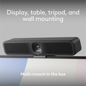MeetUp 2 All-in-One USB Conference Camera with Built-In AI - 4K - 3840 x 2160 Video - 120° Angle - 4x Digital Zoom - Micro