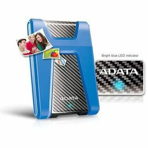 Disco Duro Pórtatil Adata DashDrive Durable HD650 - Externo - 1TB - Azul - Consola de juegos Dispositivo compatible - USB 