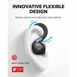 soundcore Sport X20 Earset - Stereo - True Wireless - Earbud - Binaural - In-ear - Black