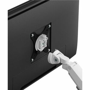 Neomounts NEXT Slim Mounting Arm for Monitor - White - Landscape/Portrait - Height Adjustable - 2 Display(s) Supported - 4