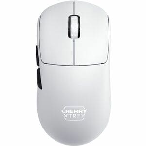 CHERRY XTRFY M68 Gaming Mouse - USB - Pixart 3395 - White - Cable/Wireless - 2.40 GHz - Rechargeable - Symmetrical - 1 Bat