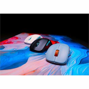 CHERRY XTRFY M64 Gaming Mouse - Radio Frequency - USB - Pixart 3395 - White - Cable/Wireless - 2.40 GHz - Rechargeable - S