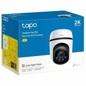 Telecamera di rete Tapo TC41 Interno/esterno 2K - Colore - 30 m Colore Visione notte - H.264 - 2304 x 1296 - 3,90 mm Fisso