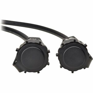 Eaton Tripp Lite Series Rigid Industrial RF Coaxial Cable (M/M) - IP68, F-Type Connectors, 10 ft. (3.1 m), Black - 10 ft C