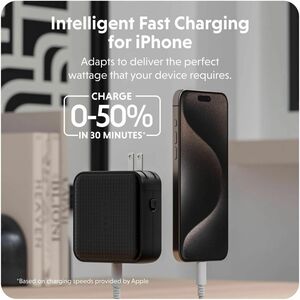 Adaptateur secteur Hyper HyperJuice - 100 W - 1 USB - 3 USB Type-C - Pour Ordinateur Portable, Smartphone, Tablette PC, Ca