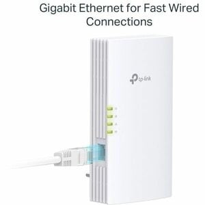 Adattatore Powerline Network - TP-Link TL-WPA7817 KIT - 2 x Rete (RJ-45) - 1000 Mbit/s Powerline - 300 m Supporto a distan