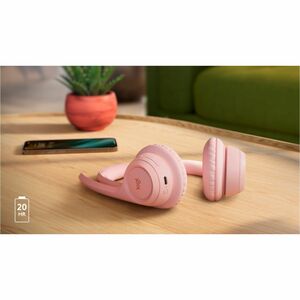 Logitech Zone Kabellos Kopfbügel, Auf den Ohren Stereo Headset - Rose - Binaural - Ohraufliegend - 50 Hz bis 20 kHz Freque