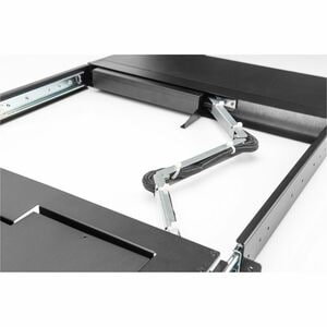 Digitus LCD Rack Console KVM Switch - Jet Black - 43.2 cm (17") LCD - HD - 1920 x 1080 - 8 x Network (RJ-45) - 3 x USB - K