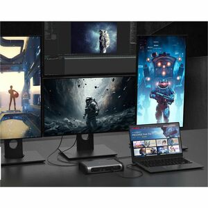 j5create JTD568 Thunderbolt 4 Docking Station - Ladefunktion - Speicherkartenleser - SD, microSD - 135 W - 4 Unterstützte 