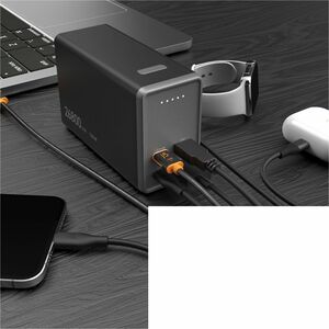 j5create JPB264100 Stromspeicher - Schwarz - für Notebook, Tablet-PC, Mobilgerät, Smartphone, Spielkonsole, MacBook Air, N