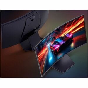 LG UltraGear 27GS60QC-B 27" (68.6 cm) Class WQHD Curved Screen Gaming LED Monitor - 16:9 - 27" (68.6 cm) Viewable - Vertic