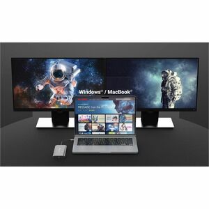 j5create Mini Dock JCD398 USB-Typ C Docking Station für Festplatte, Kamera, Flash-Laufwerk, Kopfhörer, Tablet, Webcam, Tas