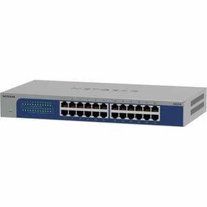 Netgear GS524v3 24 Ports Ethernet Switch - Gigabit Ethernet - 10/100/1000Base-T - Grey - 2 Layer Supported - 12 W Power Co