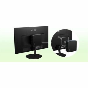 MSI Cubi NUC 1M Cubi NUC 1M-037ES Desktop AI Computer - Intel Core 3 100U - 8 GB - 256 GB SSD - Mini PC - Black - Intel Ch