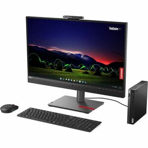Lenovo ThinkCentre neo 50q Gen 4 12M2001UUX Tiny Thin Client Celeron 7305 Penta-core (5 Core) 1.10 GHz - Black - Intel Chi