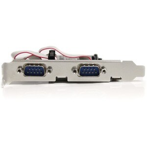 StarTech.com Serial Adapter with 16550, 16C450 UART - Dual-profile Plug-in Card - 1 - PCI Express x1 - PC - 4 x Number of 