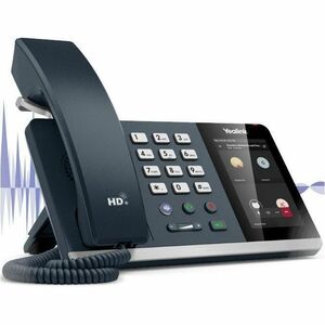 Yealink IP-Telefon - Schnurgebunden - Bluetooth, Wi-Fi - Wandmontierbar, Desktop - Grau - 10,2 cm (4 Zoll) LCD - 2 x Netzw