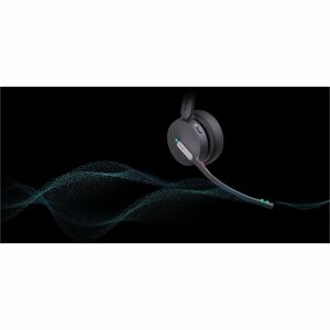 Yealink WH64 Kabellos Kopfbügel, Auf den Ohren Stereo Headset - Schwarz - Microsoft-Teams-Zertifizierung - Binaural - Ohra