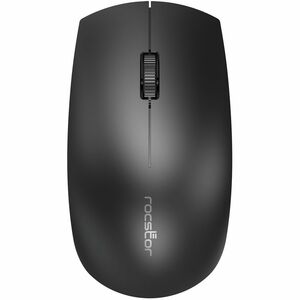 Rocstor Premium Combo Keyboard & Mouse - Wireless RF 2.40 GHz Keyboard - Black - Wireless RF Mouse - 1200 dpi - Black