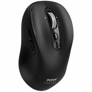 Port Connect EXPERT Mouse - Bluetooth/Radio Frequency - USB Type A, USB Type C - Optical - 6 Button(s) - Wireless - 2.40 G